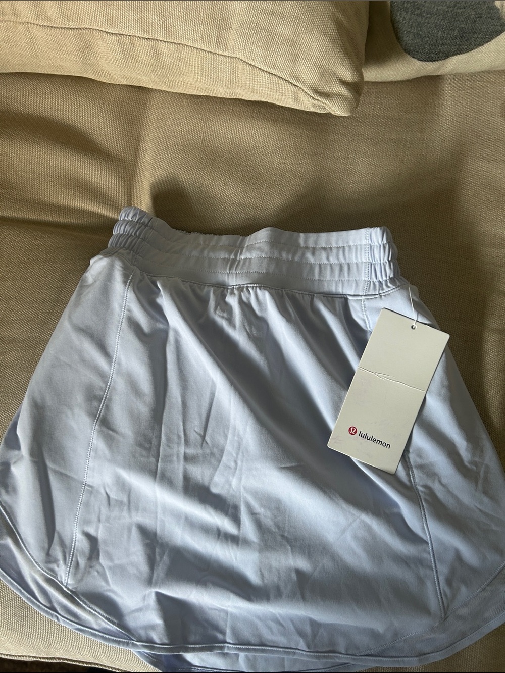 lululemon pastel blue athletic skort - Picture 1 of 2